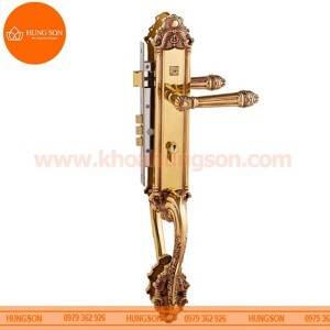 Khóa cửa gỗ bằng đồng Huy Hoàng HC 8526 Đại Sảnh