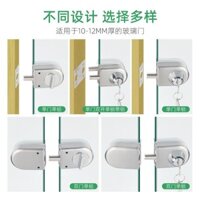 Khóa cửa kính Khóa chốt cửa kính Khóa cửa đôi đơn Khóa sàn cửa không lỗ Khóa vuông thủy tinh Khóa chìa khóa Khóa một bên