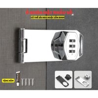 Khóa cửa mất khẩu , ổ khóa số được làm bằng hợp kim kẽm và  sơn tĩnh điện ( đi kèm ốc vít + keo dán )