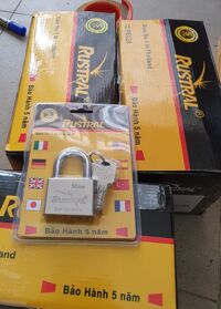 KHÓA CỬA MÓC TREO RUSTRAL 40MM CHÌA CHỐNG MỞ