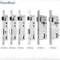 Khóa cửa ngoại thất FOUNDTWO, Khóa cửa nhôm bằng thép không gỉ 8520 / 8525 / 8530 / 8535, Phần cứng hợp kim nhôm an toàn Khóa khóa không thông minh Cơ thể Mortise Home