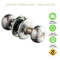 Khoá Cửa Tay Nắm Tròn Huy Hoàng EX02 Chính Hãng Bảo Hành 2 Năm Lắp Cửa Gỗ, Nhôm Kính, Cửa Phòng, Cửa Vệ Sinh