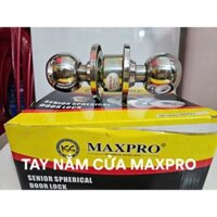Khóa cửa tay nắm tròn Maxpro kèm chìa inox 304 cao cấp