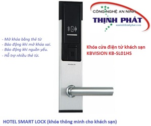 Khóa cửa thông minh Kbvision KB-SL01HG/KB-SL01HS - cho khách sạn