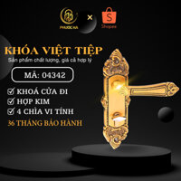 KHÓA CỬA THÔNG PHÒNG VIỆT TIỆP 04342 - KHÓA CỬA ĐỒNG CHẮC CHẮN