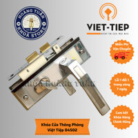 KHÓA CỬA THÔNG PHÒNG VIỆT TIỆP 502 , KHÓA LẮP ĐƯỢC VỚI CỬA GỖ, CỬA SẮT , CỬA THÉP VÂN GỖ, HÀNG KHÓA VIỆT TIỆP CHÍNH HÃNG