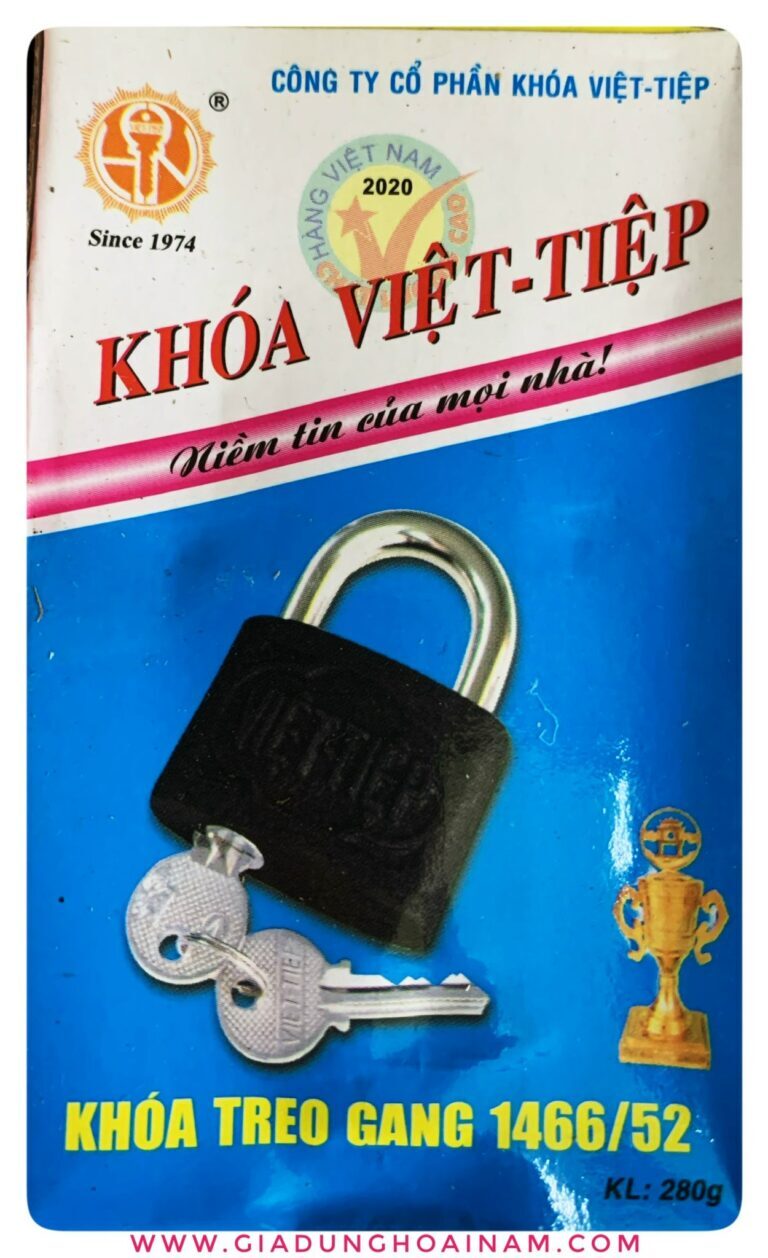 Khóa cửa treo Việt Tiệp gang 1466/52