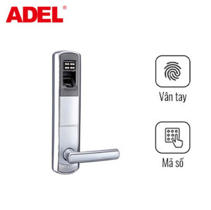 Khóa cửa vân tay Adel E7F4 - Vân tay, mật mã, chìa khóa