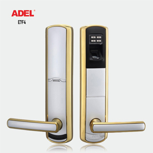 Khóa cửa vân tay Adel E7F4 - Vân tay, mật mã, chìa khóa