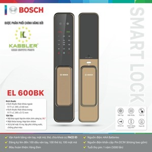 Khóa cửa vân tay Bosch EL600