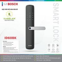 Khóa cửa vân tay Bosch ID60BK - ID60GK (APP Wifi)
