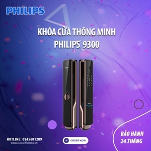 Khóa cửa vân tay Philips 9300