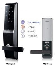 Khóa cửa vân tay samsung SHS-H705FMK/EN