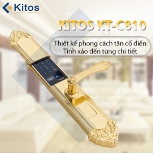 Khóa cửa vân tay tân cổ điển Kitos KT-C810