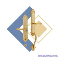 Khoá cửa vân tay tân cổ điển mạ vàng 24k Kitos KT-C800