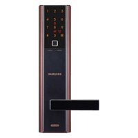 Khóa cửa vân tay thông minh cho căn hộ chung cư SAMSUNG SHP-DH538MU/EN (Xám Đen)