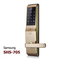 Khóa cửa vân tay,mật mã Samsung H705 Gold