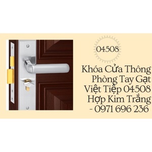Khóa cửa Việt Tiệp tay gạt 04508