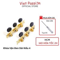 Khoá đàn guitar classic đàn cổ điển nylon có liền 2 vế kèm ốc vít enzi
