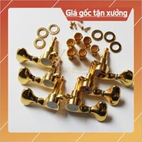 Khóa Đàn Guitar Điện, Acoustic Màu Vàng Tai Tròn