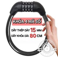 Khóa Dây 4 Số Chống Trộm LOCK [Sản Phẩm Mới Nhất]