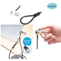 Khóa dây cáp Kensington dùng cho máy tính, phụ kiện Laptop chống trộm, dễ dàng sử dụng