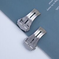Khóa Dây Đeo Đồng Hồ Bằng Thép / Cao Su Bạc 18mm 20mm AAA Chất Lượng Cao