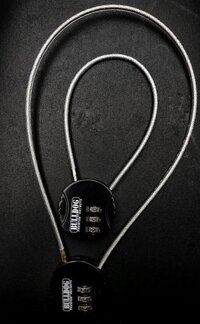 Khóa dây mã số Bulldog 40cm