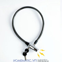 Khóa dây xe máy xe đạp dây cáp khóa chống trộm có còi hú LK215