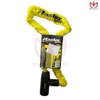 Khóa dây xích dùng chìa Master Lock 8391 DPROCOL khóa xe đạp dài 0.9m x mắt xích 8mm - MSOFT - Vàng
