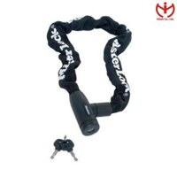 Khóa dây xích dùng chìa Master Lock 8391 DPROCOL khóa xe đạp dài 0.9m x mắt xích 8mm - MSOFT - Đen