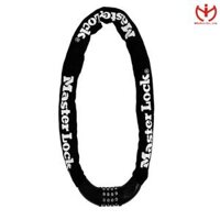 Khóa dây xích mở số Master Lock 8392 DPROCOL Khóa Xe Đạp Dài 0.9m x 8mm - MSOFT - Đen