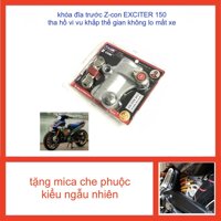 Khóa đĩa trước chống trộm Z-con Exciter 150 tặng mica che phuộc ngẫu nhiên thanh khang  006001070  006000976 [bonus]