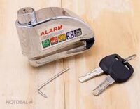 Khóa Đĩa Xe Máy CAO CẤP Báo Động Chống Trộm Alarm LT8303  Khóa hú báo động khóa thắng đĩa [bonus]