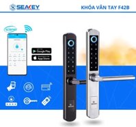 Khóa điện tử 6 cách mở khóa: App Bluetooth Sciener, vân tay, mật mã, thẻ mifare 1K, chìa khoá cơ và remote F42B2