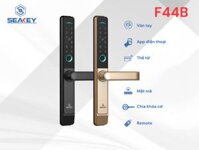 Khoá điện tử 6 cách mở khóa: App Bluetooth Sciener, vân tay, mật mã, thẻ mifare 1K, chìa khoá cơ và remote F44B màu đen – CÁI