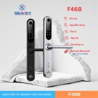 Khóa điện tử 6 cách mở khóa: App Bluetooth Sciener, vân tay, mật mã, thẻ mifare 1K, chìa khoá cơ và remote F46B BAC – CÁI