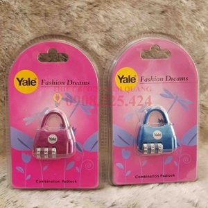 Khóa du lịch NOVELTY 3 số màu xanh Yale Y-NOVELTY-2B