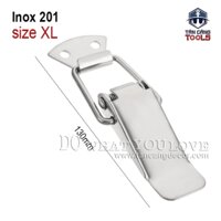 Khóa gài Inox 201 Loại Trơn Size XL 103mm