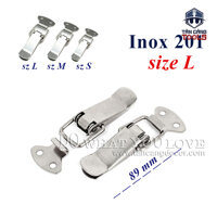 Khóa Gài Inox 201 Loại Trơn Size L 89mm