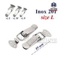 Khóa Gài Inox 201 Loại Trơn Size L 89mm