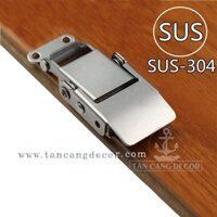 Khóa gài Inox 304 loại trơn Cao Cấp – KT :6.8 cm