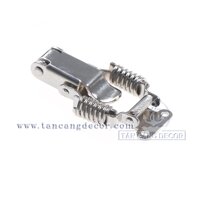 Khóa Gài Inox 304 Loại Trơn Dạng Lò Xo Size S – KT :5.8 cm