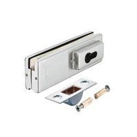 Khóa kẹp chân kính inox mờ Hafele 981.00.400