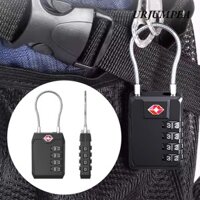 Khóa kết hợp 4 chữ số URJUMPEA, Khóa mật khẩu hải quan TSA hợp kim kẽm, Công cụ an ninh chống trộm Vali Hành lý Khóa mã hóa Du lịch