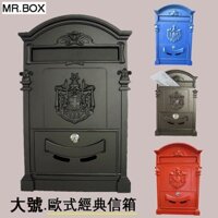 Khóa Kết Hợp Hộp Thư Ngoài Trời Treo Tường Retro Hộp Thư Hộ Gia Đình Ngoài Trời Đục Lỗ Chống Thấm Nước Trong Suốt Dễ Thương Gợi Ý Hộp Chống Mưa