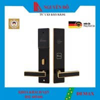 Khoá khách sạn Demax HSL605/606, 4 tính năng nổi bật bằng thép không rỉ SUS 304 tích hợp đầu đọc thẻ - phần mềm quản lý