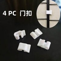 Khóa lồng cho mèo, khóa cửa lồng cho mèo, dây đeo cố định cho lồng chó, bộ phận lồng sắt cho thỏ, phụ kiện lồng thú cưng