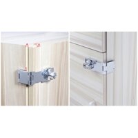 Khóa lưỡi xoay không cần khoan, khóa ngăn kéo, khóa tủ lạnh với tấm khóa, khóa khóa tủ, khóa cửa gỗ, khóa chuyển đổi kiểu cũ, khóa tủ hồ sơ