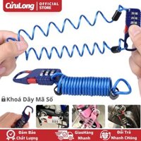 Khoá Mã Số Kéo Dài Đa Năng mini chống cắt chống trộm xe đạp thể thao vali balo nón bảo hiểm xe đạp điện
